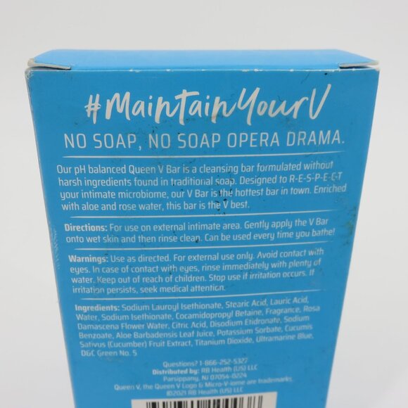 Queen V Wild Berry V Cleansing Bar UPC 302340100038 3.5oz NEW Paraben Soap Free - Picture 5 of 9